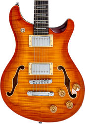 Semi-hollow electric guitar Sire Larry Carlton Q7 Hollow - amber burst