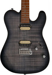 Tel shape electric guitar Sire Larry Carlton T7 FM - Trans black