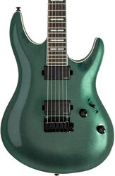 Str shape electric guitar Sire Larry Carlton Y10 - Metallic green