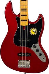 Solid body electric bass Sire Marcus Miller V5 Alder 4ST Fretless - candy apple red