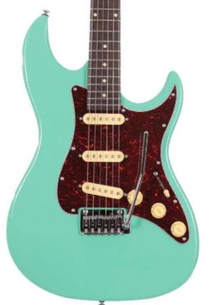 Str shape electric guitar Sire Larry Carlton S3 SSS - Mild green