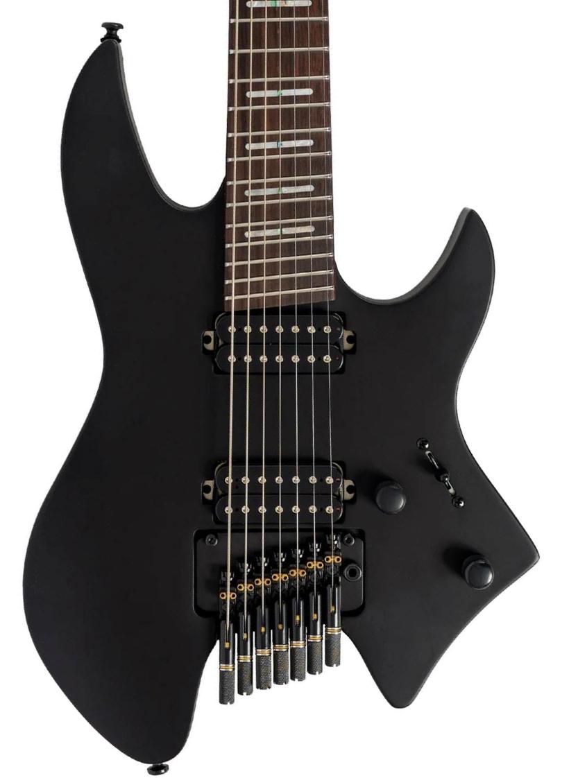 Larry Carlton X6 Headless 7-String - black satin