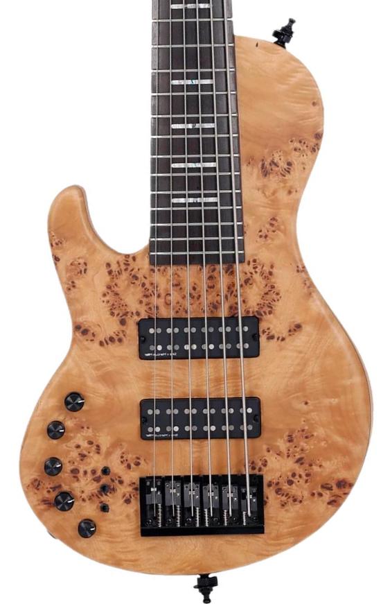 Solid body electric bass Sire Marcus Miller F10 6ST LH 6-String - natural satin