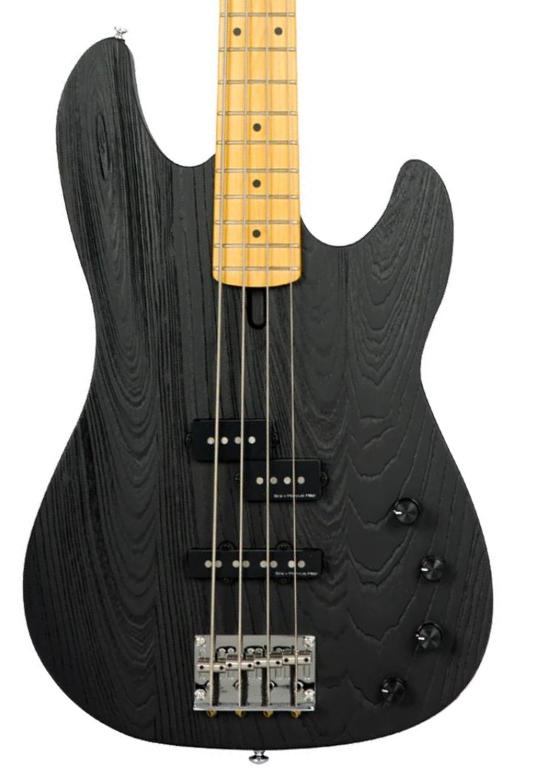Solid body electric bass Sire Marcus Miller P6 4ST - black