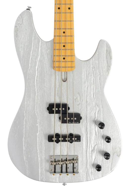 Solid body electric bass Sire Marcus Miller P6 4ST - inca silver