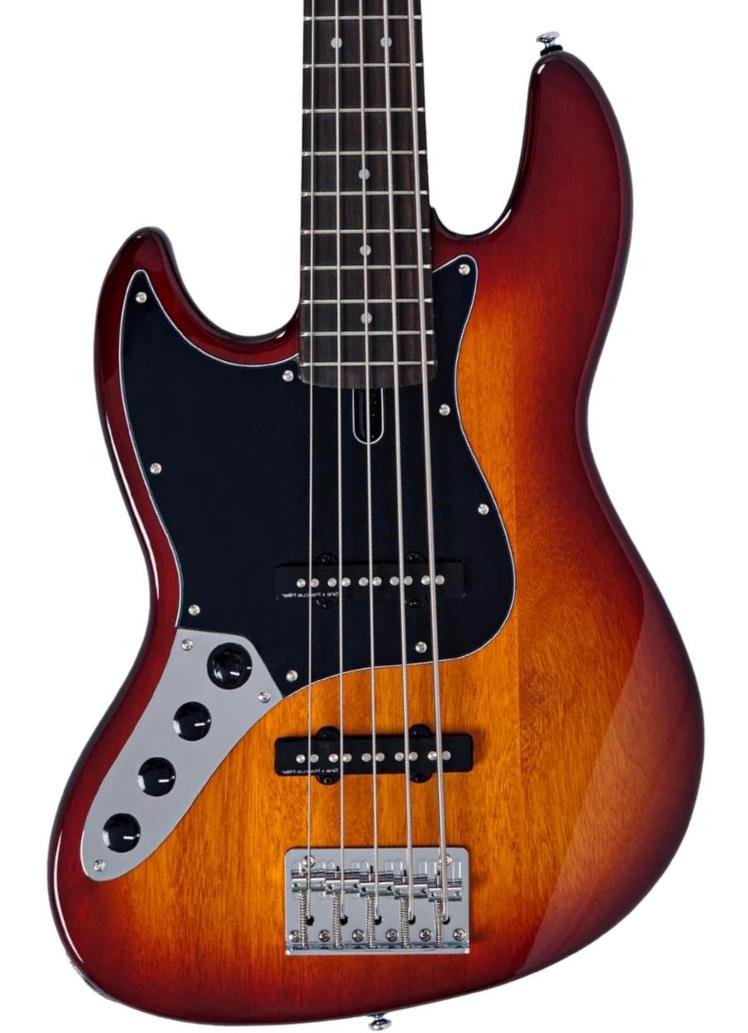 Marcus Miller V3 New Gen LH (5-String) - tobacco sunburst satin