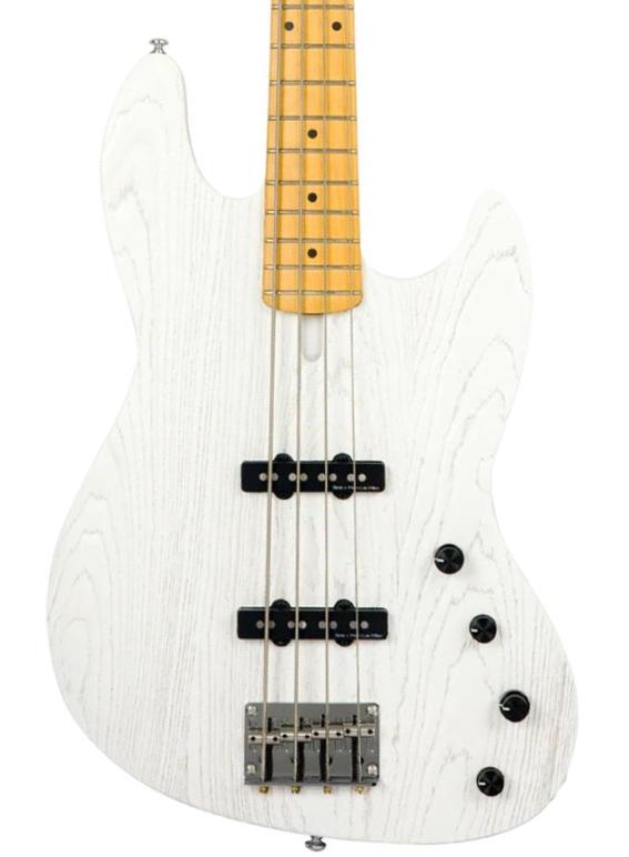 Solid body electric bass Sire Marcus Miller V6 4ST - antique white