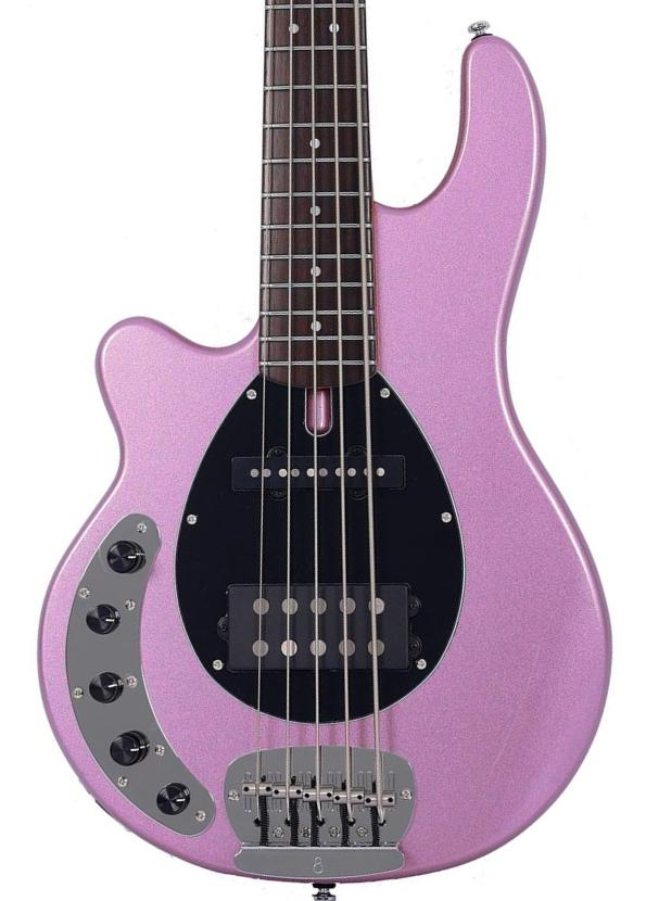 Solid body electric bass Sire Marcus Miller Z7 5ST LH 5-String - burgundy