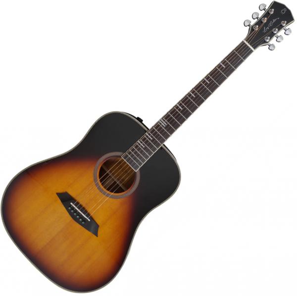 Electro acoustic guitar Sire Larry Carlton A4-D - vintage sunburst