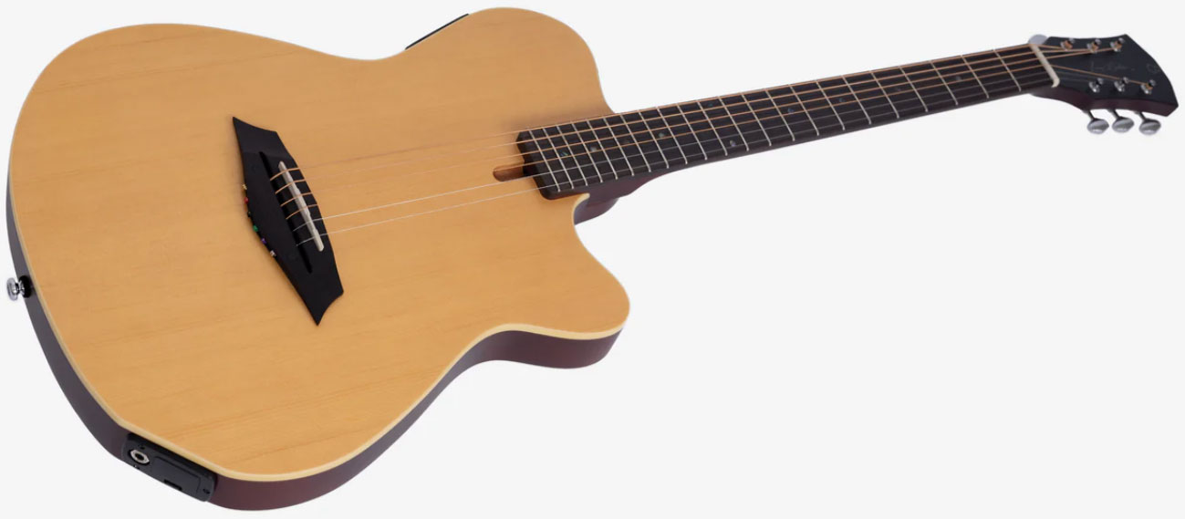 Sire Larry Carlton G5a Solid Acoustic Cw Signature Epicea Acajou Rw - Natural Satin - Folk guitar - Variation 2