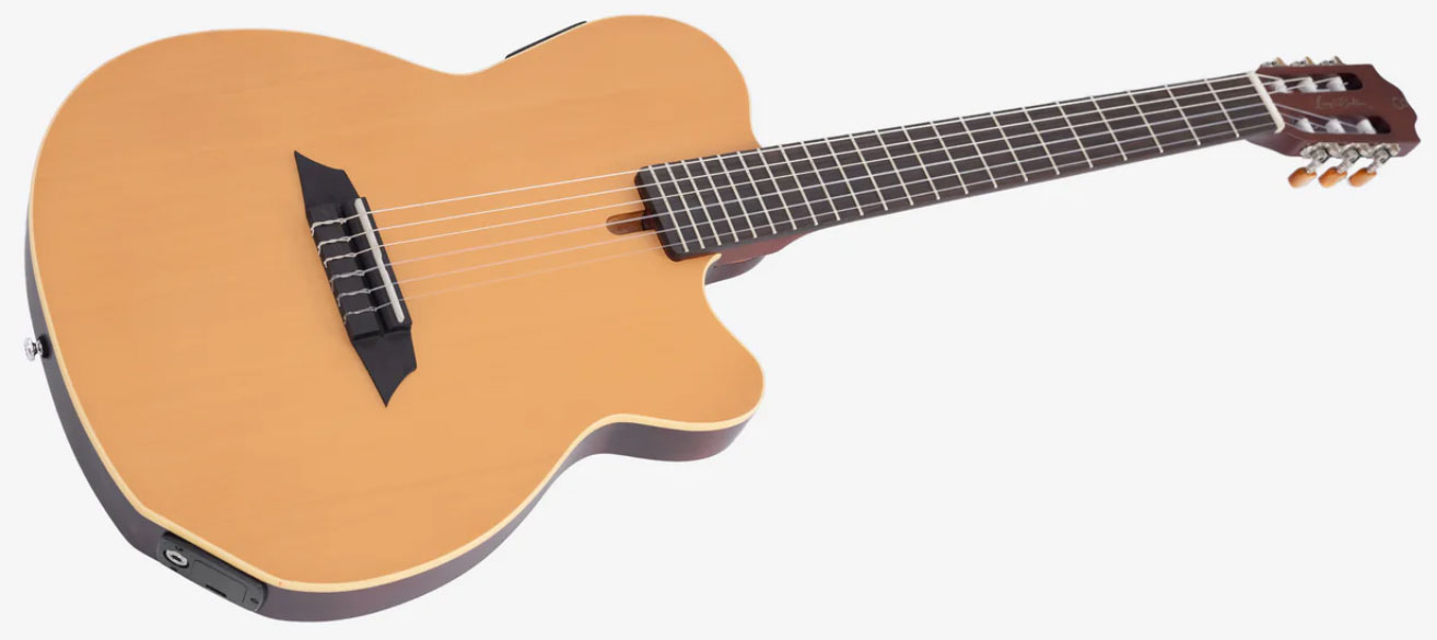 Sire Larry Carlton G5n Solid Classic Cw Signature Cedre Acajou Rw - Natural - Classical guitar 4/4 size - Variation 2