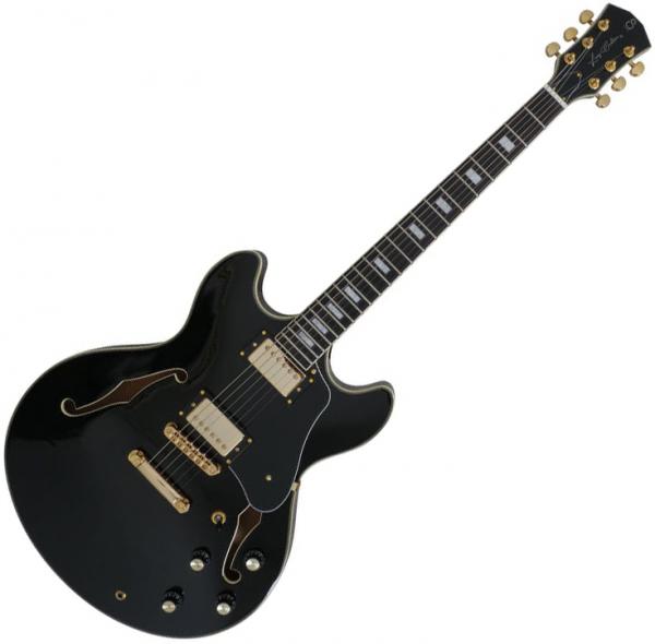 Semi-hollow electric guitar Sire Larry Carlton H7 - Black