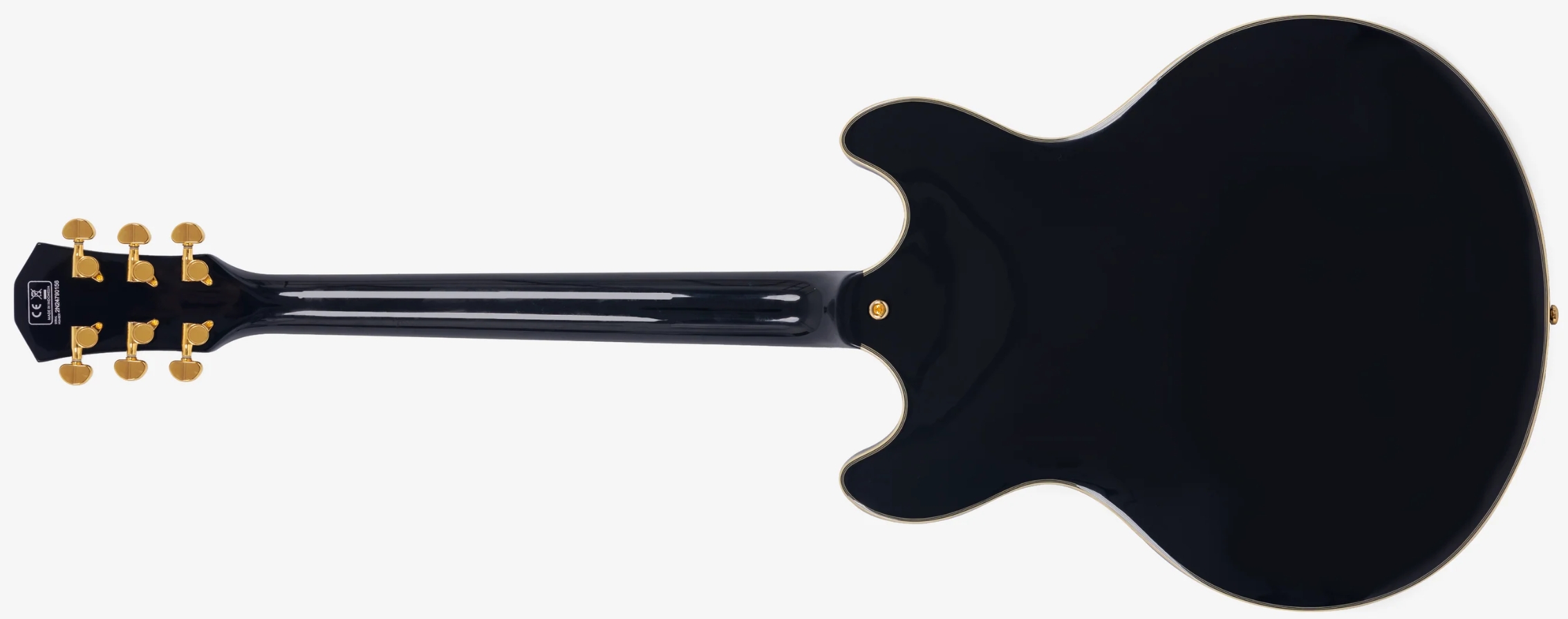Sire Larry Carlton H7v Lh Signature Gaucher 2s P90 Ht Eb - Black - Semi-hollow electric guitar - Variation 1