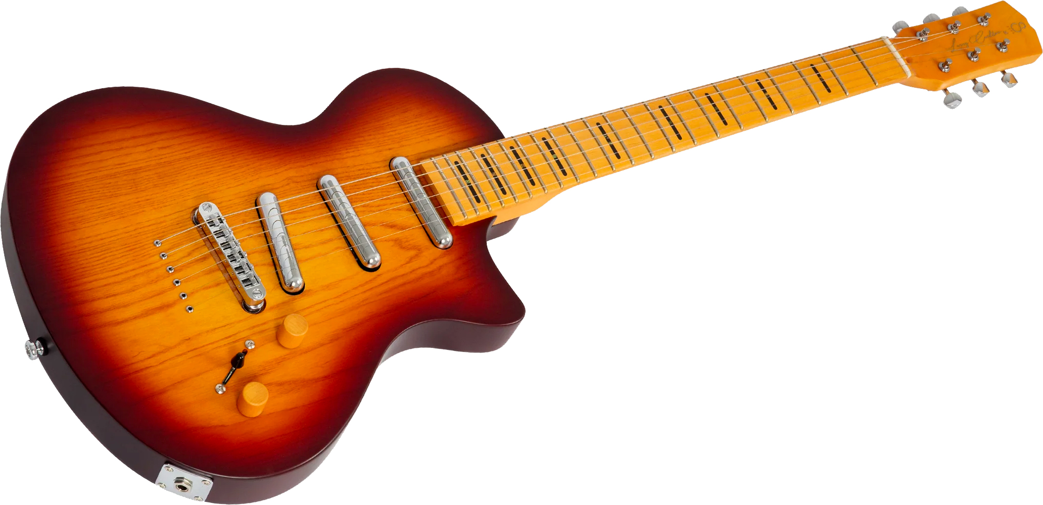 Sire Larry Carlton I5l Lh Gaucher 3s Ht Mn - Tobacco Sunburst Satin - Retro rock electric guitar - Variation 4