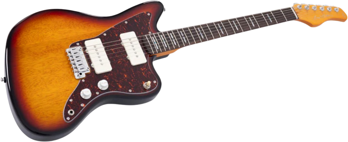 Sire Larry Carlton J3 2s Trem Rw - 3 Tone Sunburst - Retro rock electric guitar - Variation 2