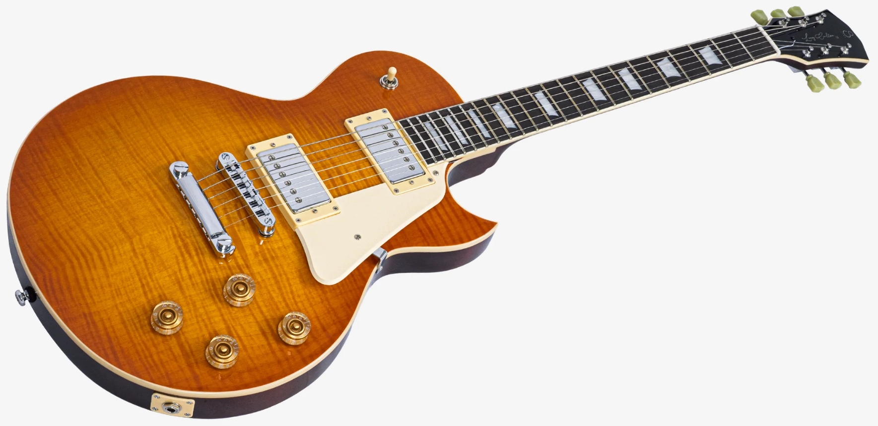 Sire Larry Carlton L5 2h Ht Rw - Amber Burst - Single cut electric guitar - Variation 2