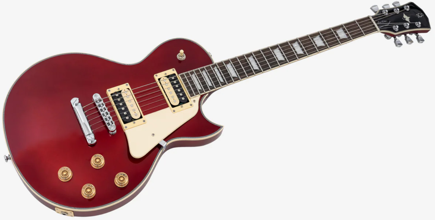 Sire Larry Carlton L7 Lh Gaucher New Gen 2h Ht Eb - Candy Apple Red - Single cut electric guitar - Variation 2