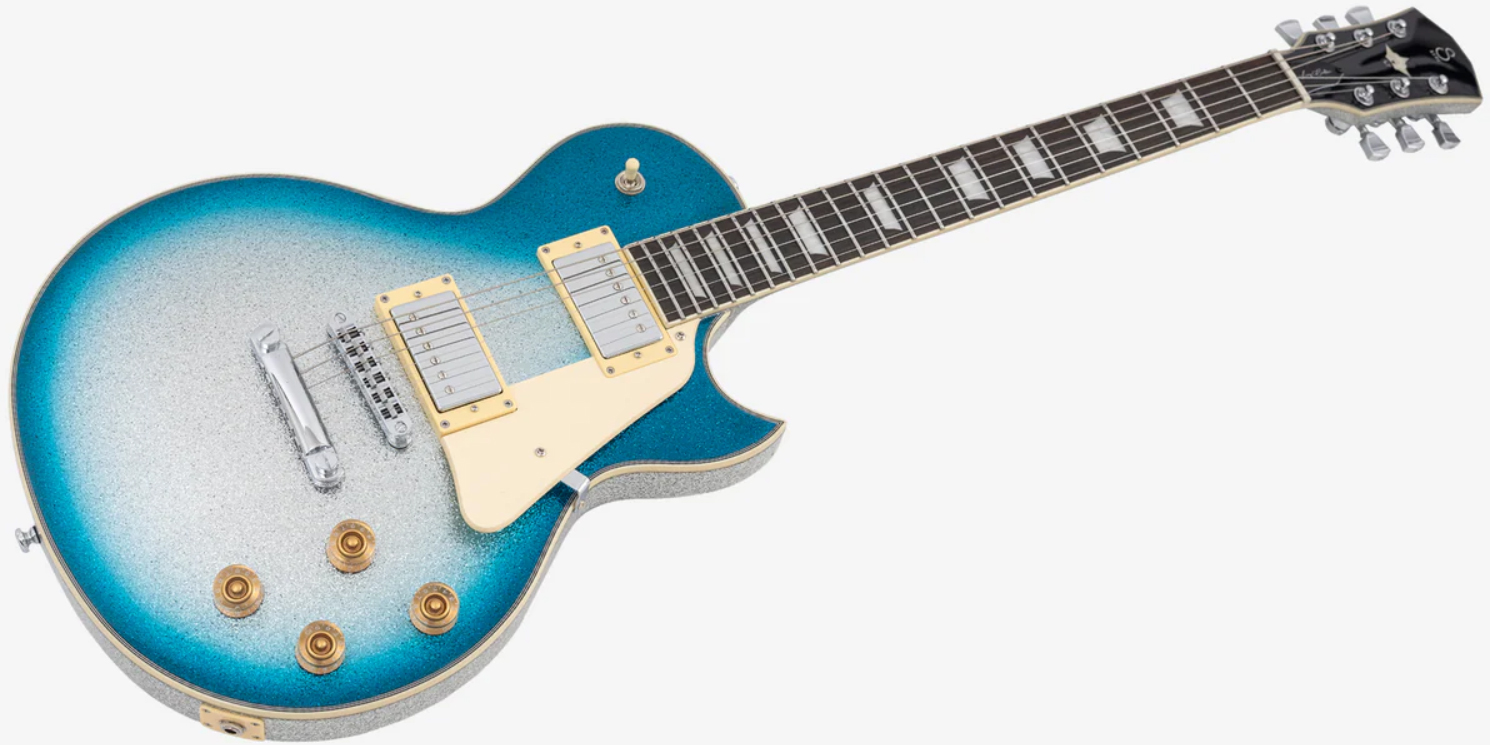 Sire Larry Carlton L7 New Gen 2h Ht Eb - Skyburst Sparkle - Single cut electric guitar - Variation 2