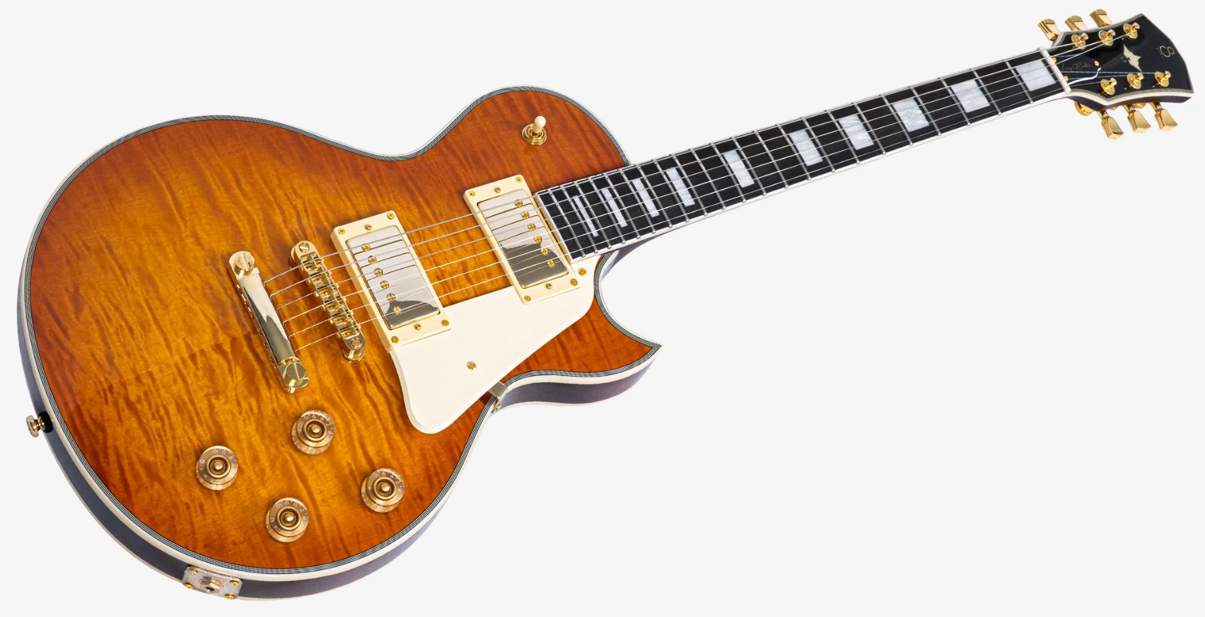 Sire Larry Carlton L7dx 2h Ht Eb - Amber Burst - Single cut electric guitar - Variation 2