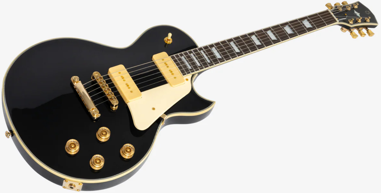 Sire Larry Carlton L7v New Gen 2s P90 Ht Eb - Black - Single cut electric guitar - Variation 2