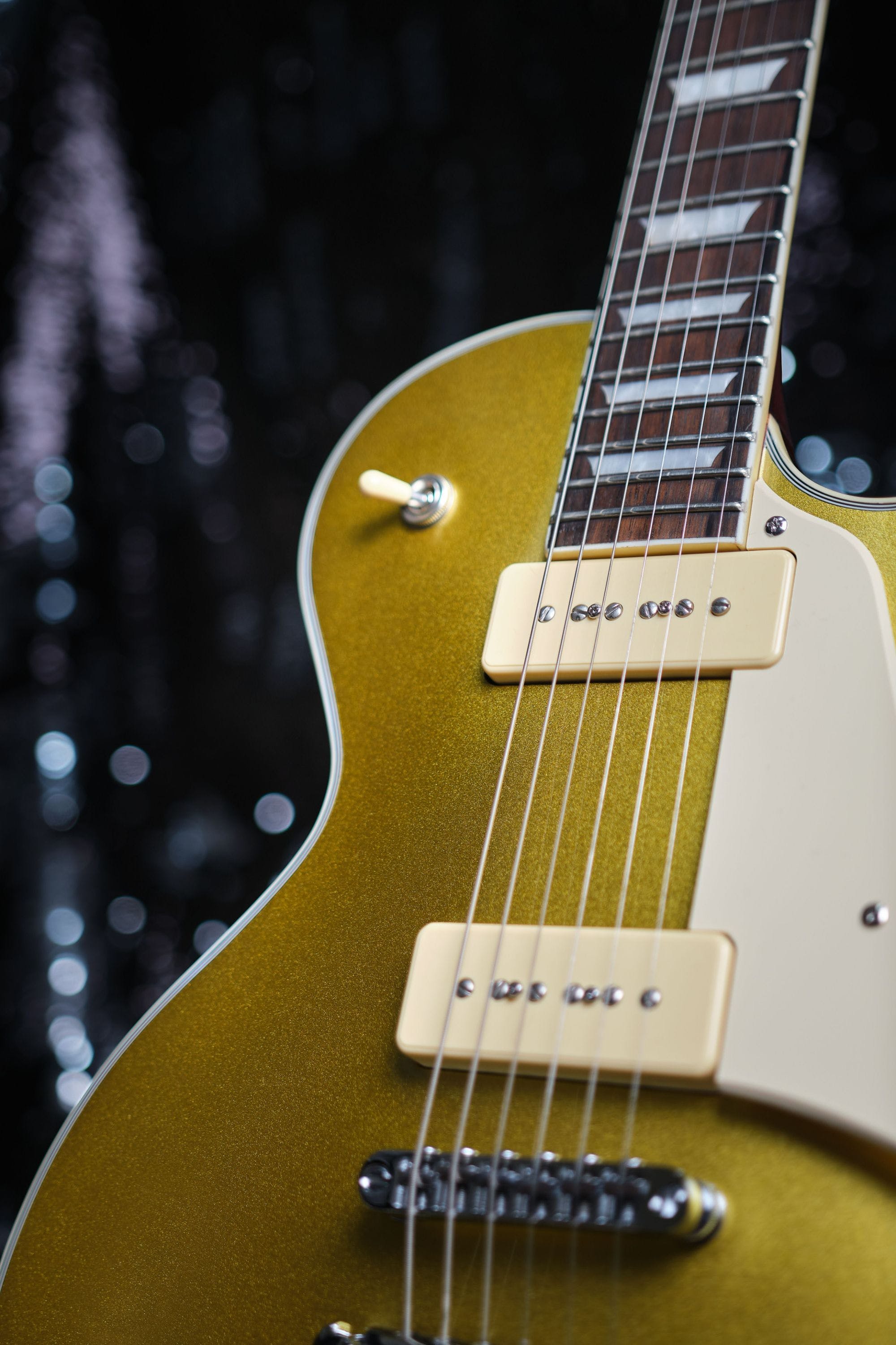 Sire Larry Carlton L7v Signature 2s P90 Ht Eb - Gold Top - Single cut electric guitar - Variation 2