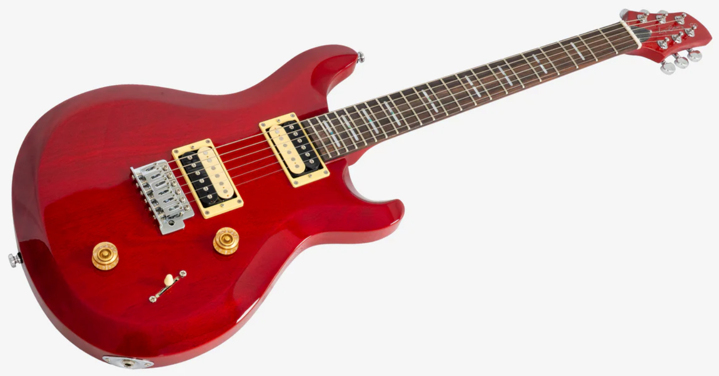Sire Larry Carlton Q3 2h Trem Rw - Vintage Cherry - Double cut electric guitar - Variation 2