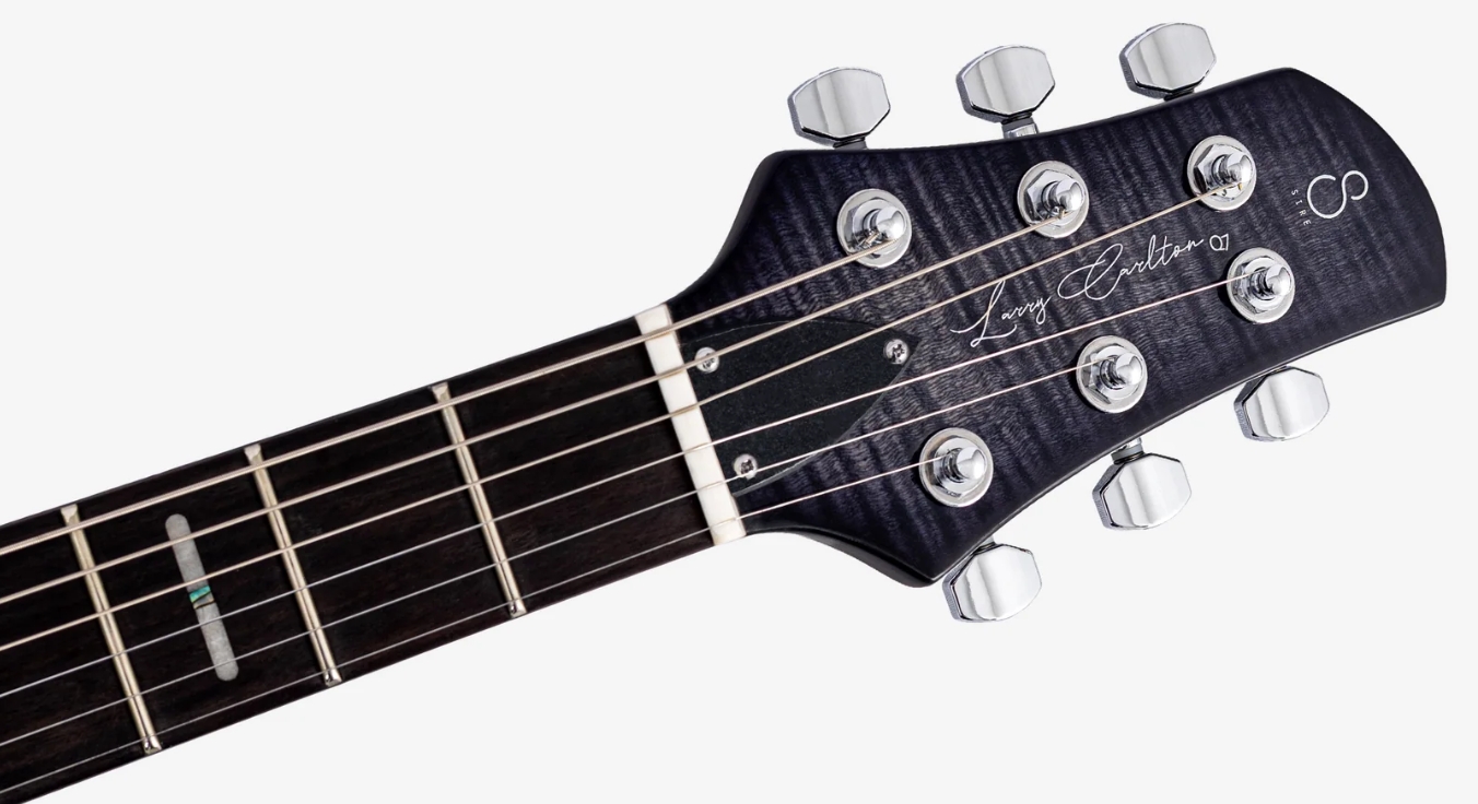 Sire Larry Carlton Q7 Hollow 2h Ht Eb - Transparent Black - Semi-hollow electric guitar - Variation 3