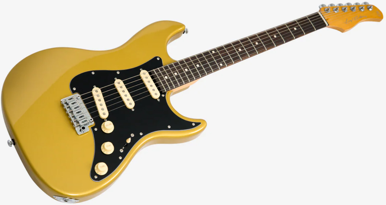 Sire Larry Carlton S3 New Gen 3s Trem Rw - Metallic Gold - Str shape electric guitar - Variation 2