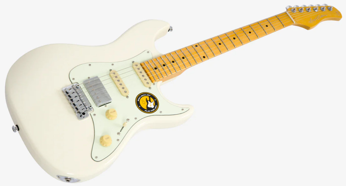 Sire Larry Carlton S5 Trem Hss Mn - Olympic White - Str shape electric guitar - Variation 2