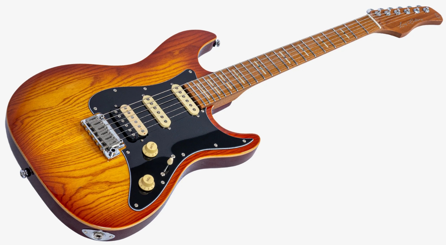 Sire Larry Carlton S7 Ash Top 3s Trem Mn - Amber Burst - Str shape electric guitar - Variation 2