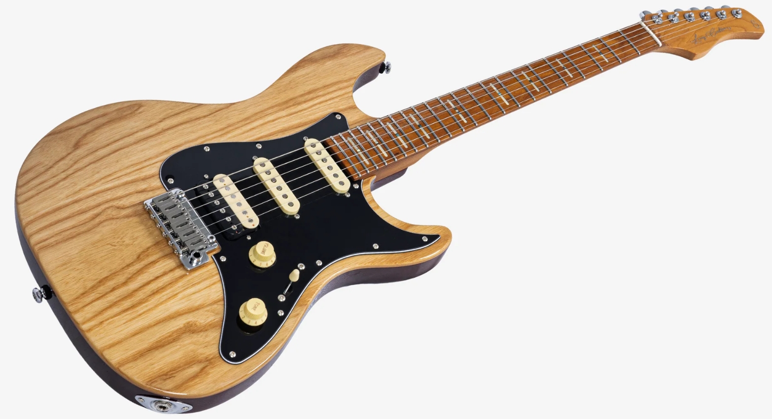 Sire Larry Carlton S7 Ash Top 3s Trem Mn - Natural - Str shape electric guitar - Variation 2