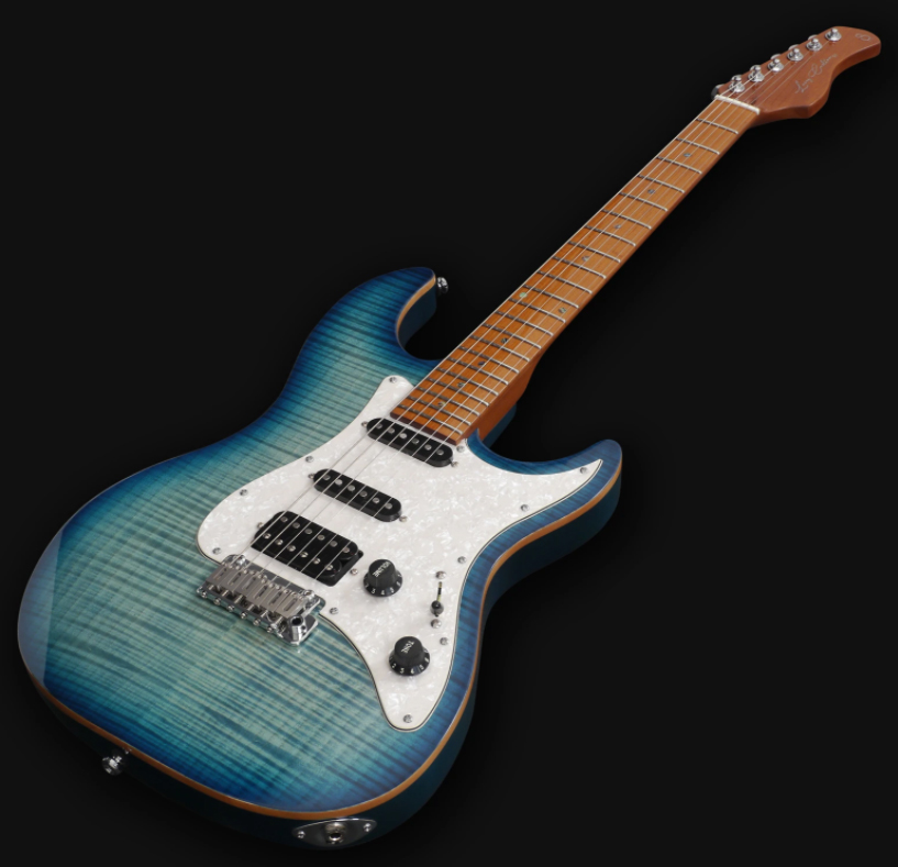 Sire Larry Carlton S7 Fm Signature Hss Trem Mn - Trans Blue - Str shape electric guitar - Variation 1