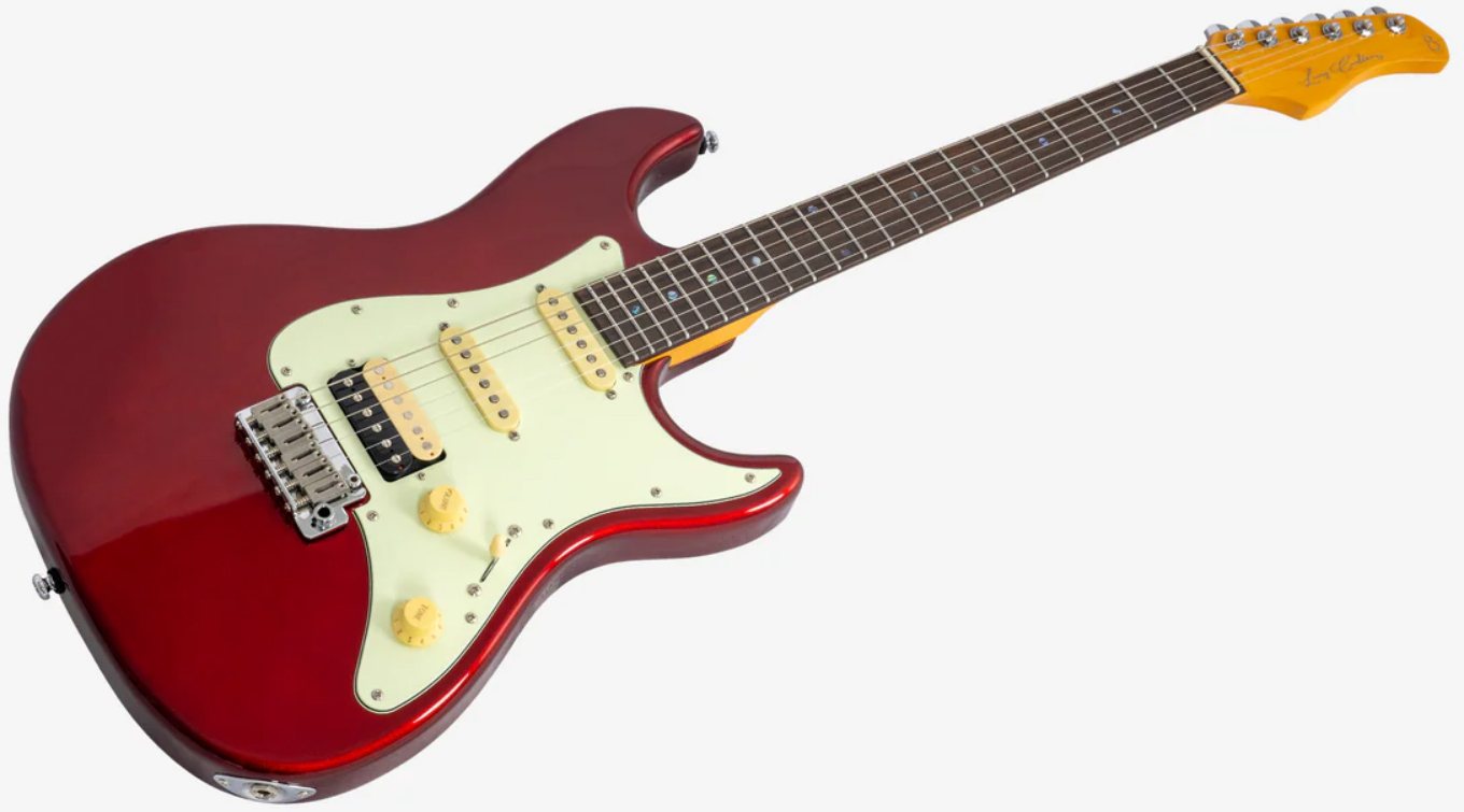 Sire Larry Carlton S7 Hss Lh Gaucher New Gen Trem Rw - Candy Apple Red - Str shape electric guitar - Variation 2