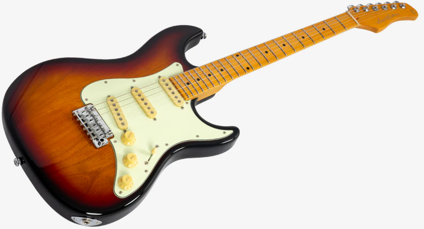 Sire Larry Carlton S7 Lh Gaucher New Gen 3s Trem Mn - 3 Tone Sunburst - Str shape electric guitar - Variation 2
