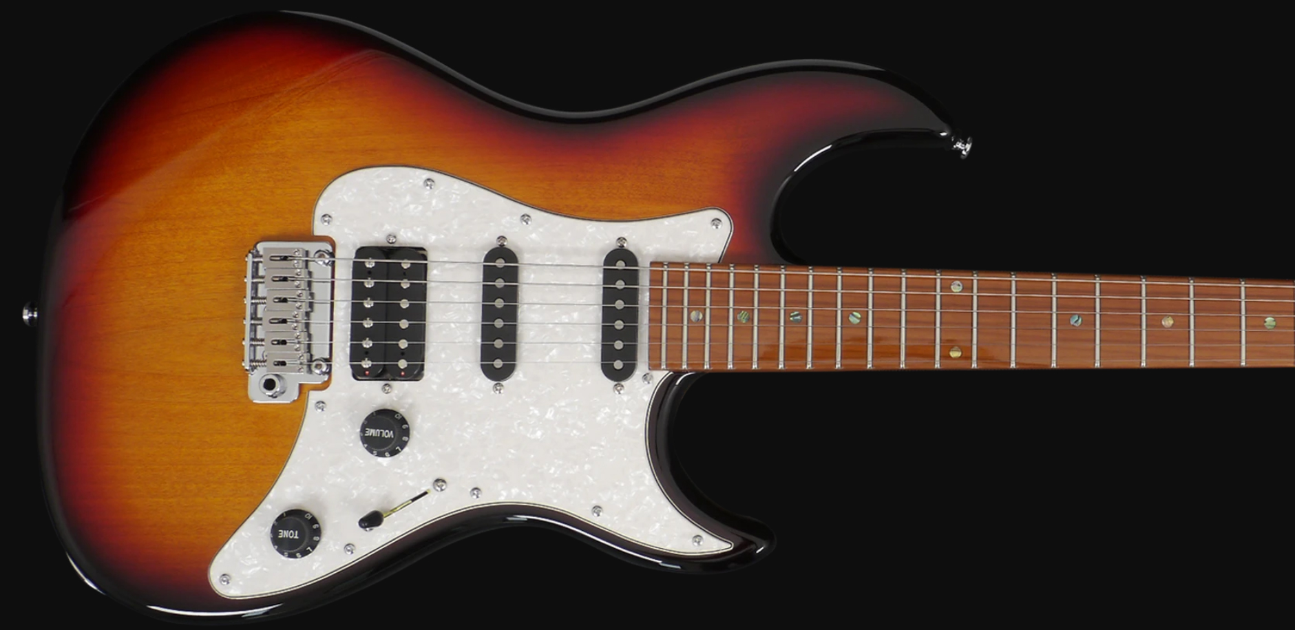 Sire Larry Carlton S7 Signature Hss Trem Eb - 3 Tone Sunburst - Str shape electric guitar - Variation 2