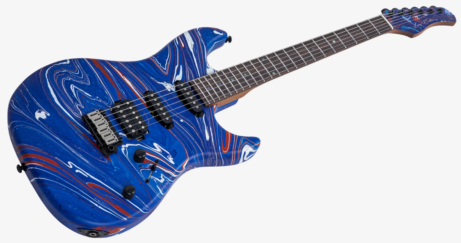 Sire Larry Carlton S7 Sw Hss Trem Rw - Blue Swirl - Str shape electric guitar - Variation 2
