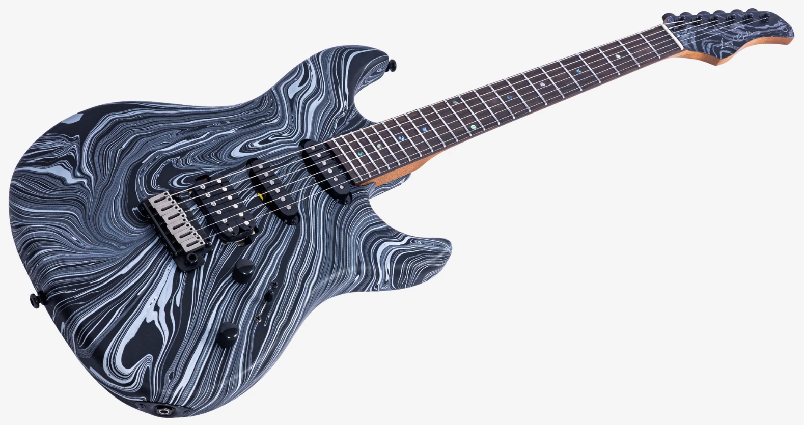 Sire Larry Carlton S7 Sw Hss Trem Rw - Black Swirl - Str shape electric guitar - Variation 2