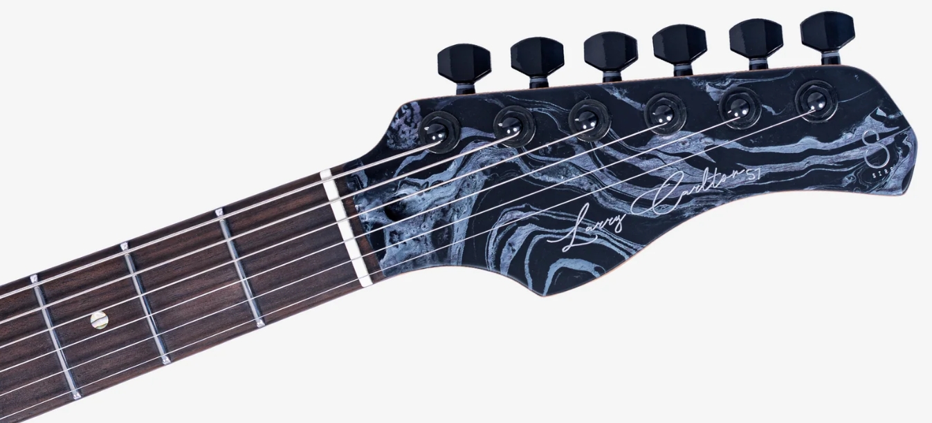 Sire Larry Carlton S7 Sw Hss Trem Rw - Black Swirl - Str shape electric guitar - Variation 3