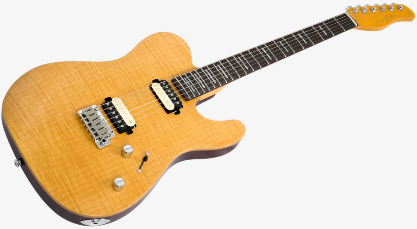 Sire Larry Carlton T7 Fm New Gen 2h Trem Rw - Natural - Tel shape electric guitar - Variation 2