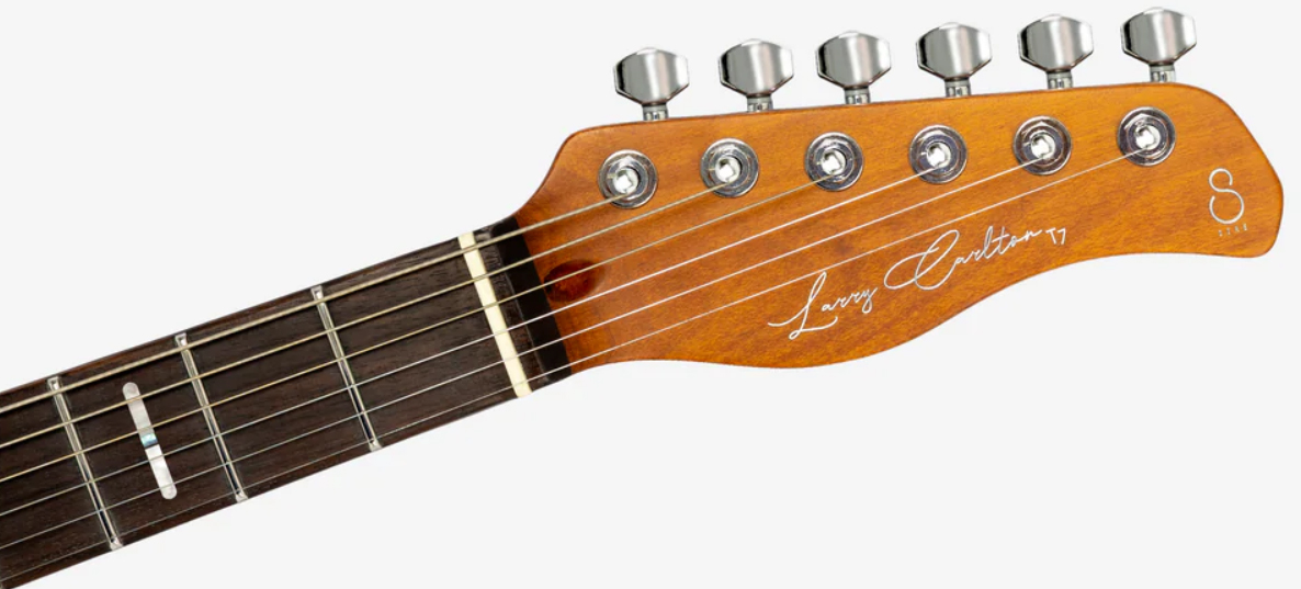 Sire Larry Carlton T7 Fm New Gen 2h Trem Rw - Transparent Black - Tel shape electric guitar - Variation 3