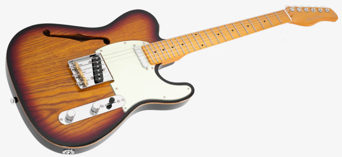 Sire Larry Carlton T7tv Signature 2s Ht Mn - 3 Tone Sunburst - Tel shape electric guitar - Variation 2