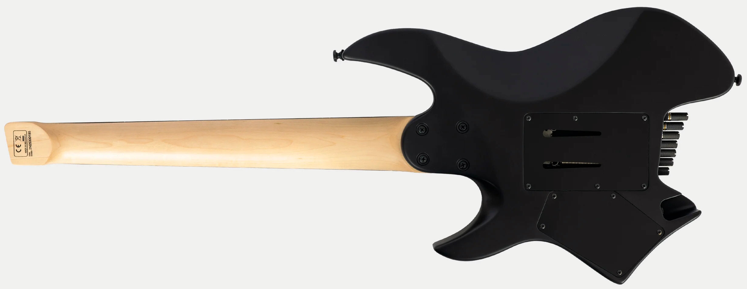 Sire Larry Carlton X6 Headless 7c 2h Trem Rw - Black Satin - Multi-Scale Guitar - Variation 1