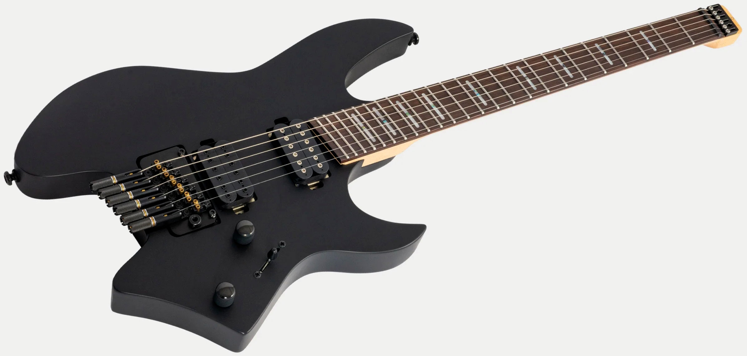 Sire Larry Carlton X6 Headless Multiscale 2h Trem Rw - Black Satin - Multi-Scale Guitar - Variation 2