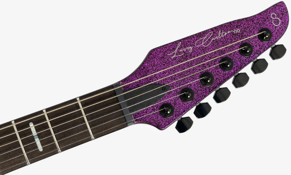 Sire Larry Carlton Y10 2h Fishman Fluence Trem Eb - Purple Sparkle - Str shape electric guitar - Variation 3