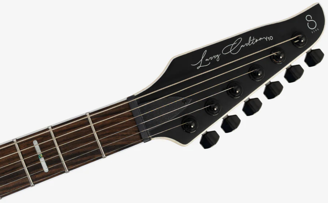 Sire Larry Carlton Y10 2h Fishman Fluence Trem Eb - Black Satin - Str shape electric guitar - Variation 4