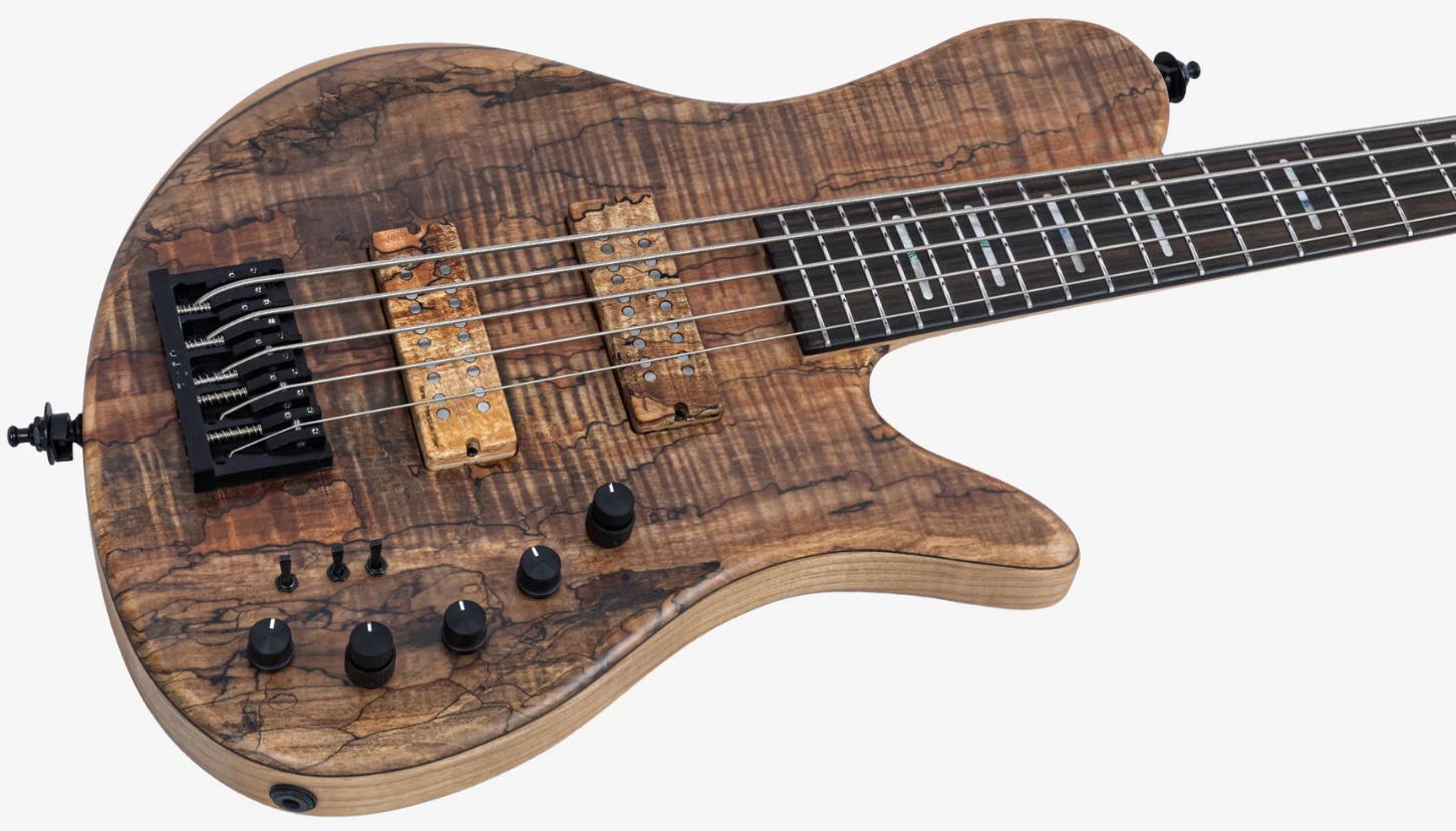 Sire Marcus Miller F10dx 5st Lh 5c Gaucher Active Eb - Natural - Solid body electric bass - Variation 2