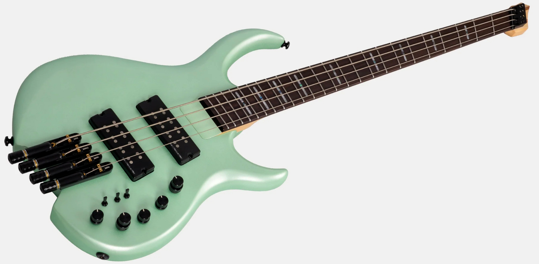 Sire Marcus Miller M6 Headless 4st Multiscale Active Rw - Surf Green Metallic - Solid body electric bass - Variation 2