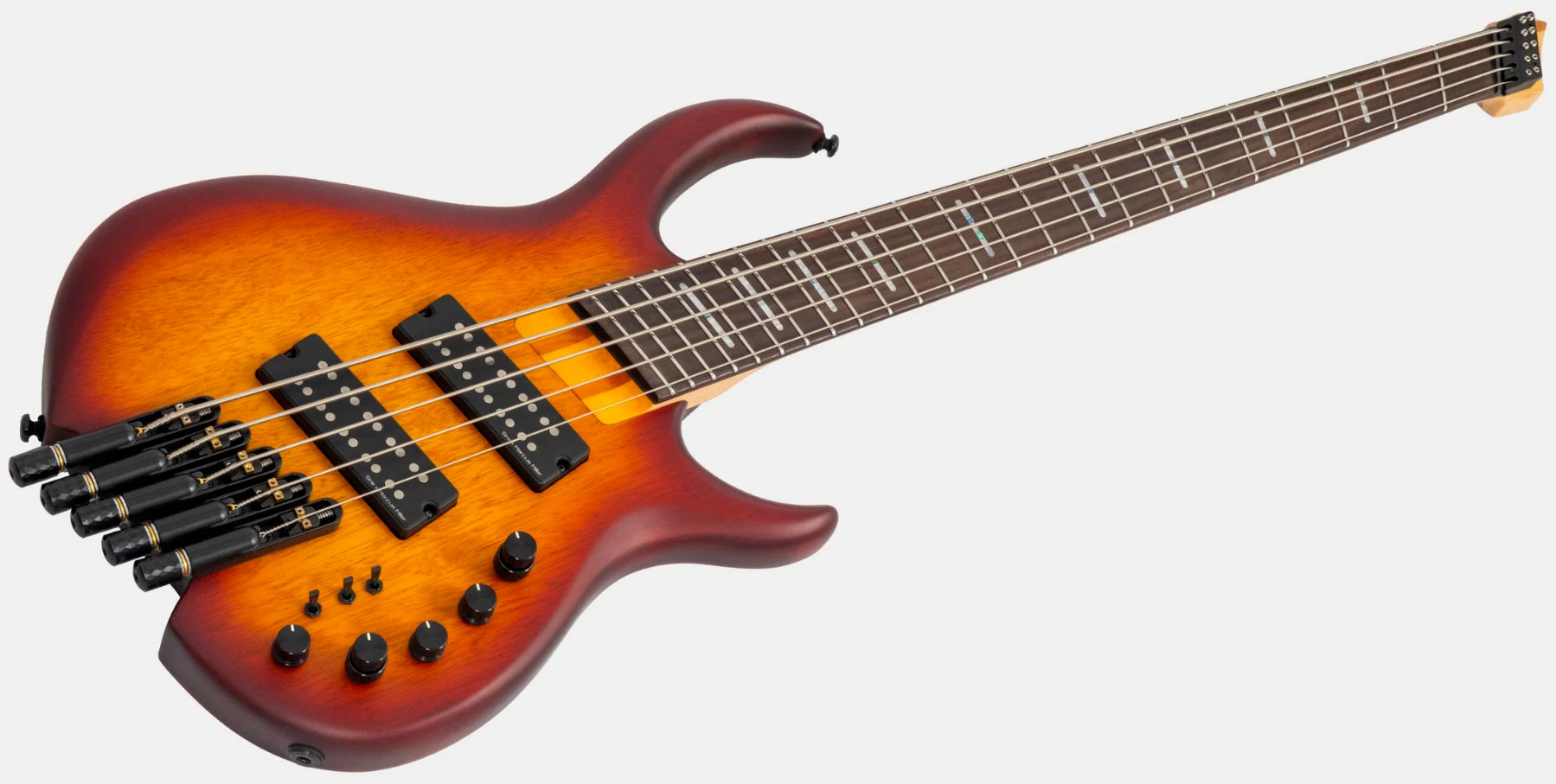 Sire Marcus Miller M6 Headless 5st Multiscale 5c Active Rw - Tobacco Sunburst Satin - Solid body electric bass - Variation 2