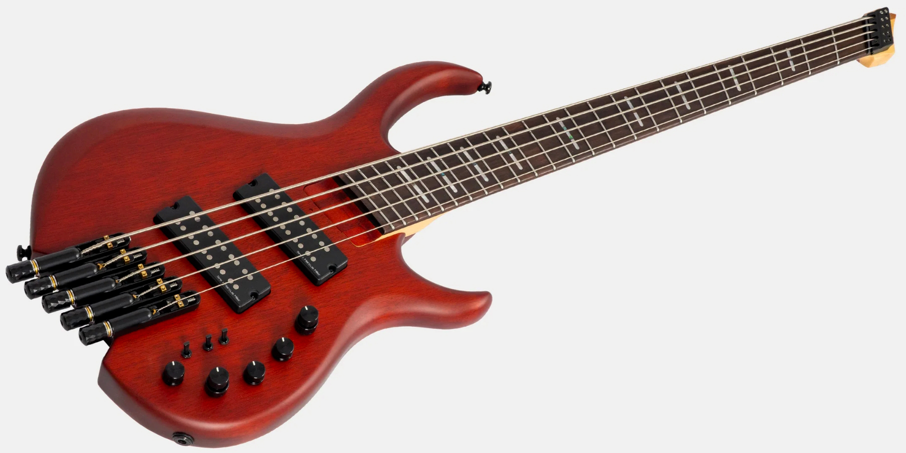 Sire Marcus Miller M6 Headless 5st Multiscale 5c Active Rw - Mahogany Satin - Solid body electric bass - Variation 2