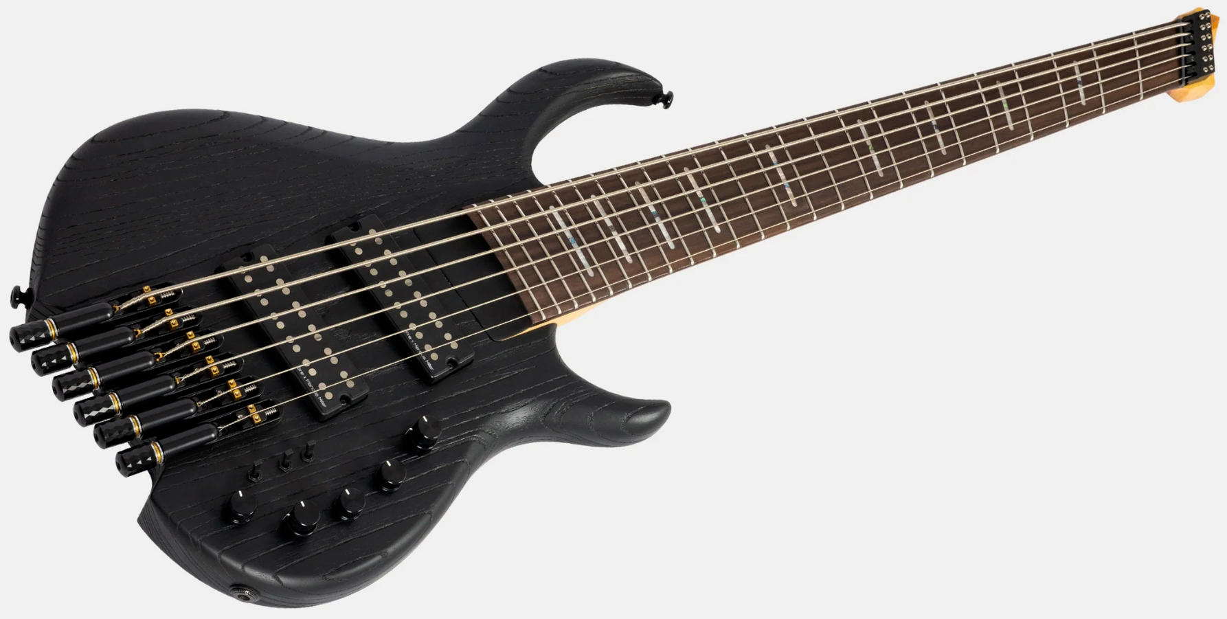 Sire Marcus Miller M6 Headless 6st Multiscale 6c Active Rw - Black - Solid body electric bass - Variation 2